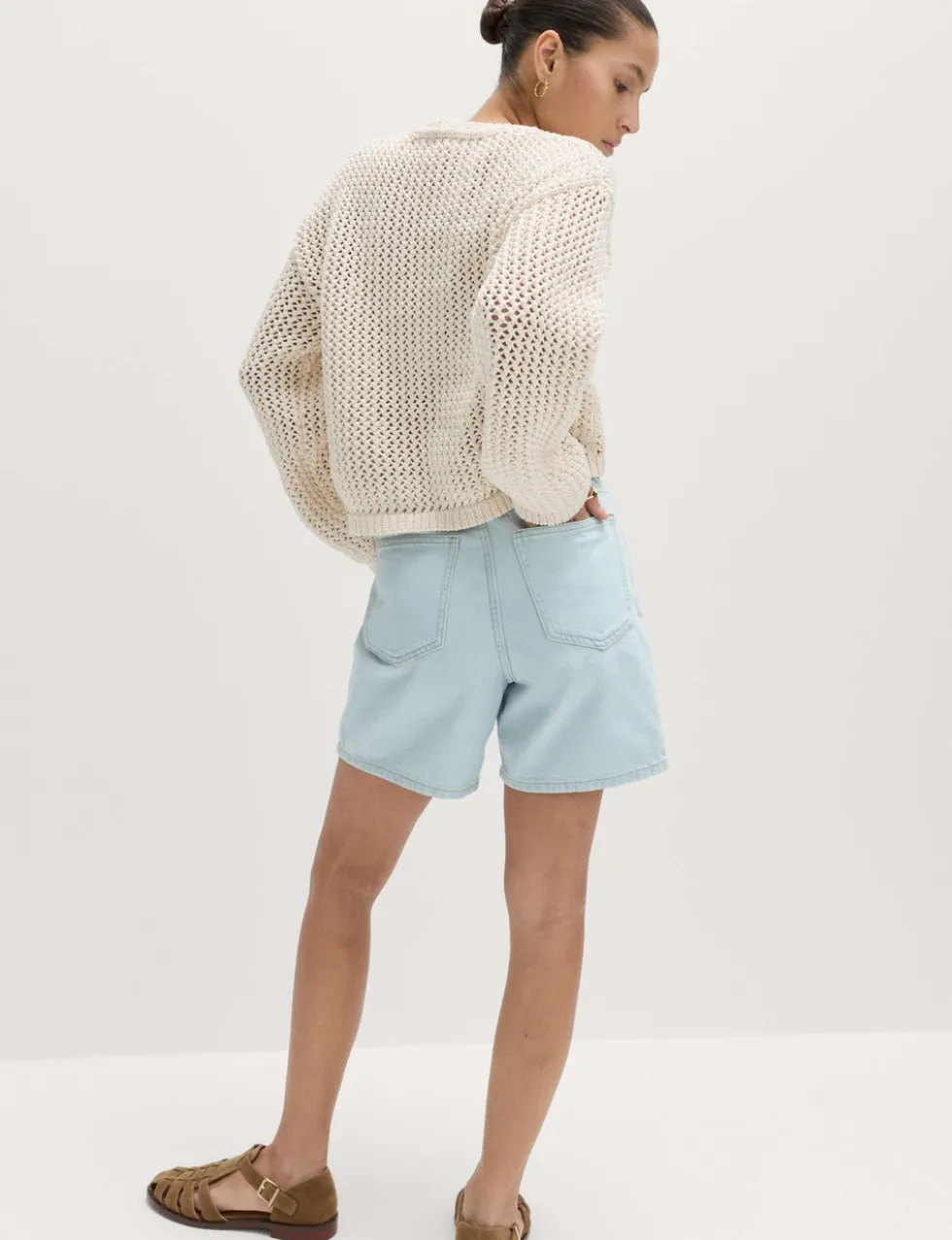 Pure Cotton Denim Classic Shorts