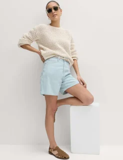 Pure Cotton Denim Classic Shorts