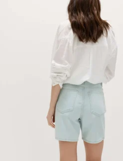 Pure Cotton Denim Classic Shorts