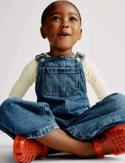 Pure Cotton Denim Dungarees (2-8 Yrs)