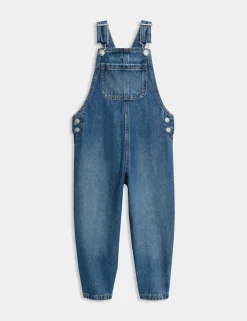 Pure Cotton Denim Dungarees (2-8 Yrs)