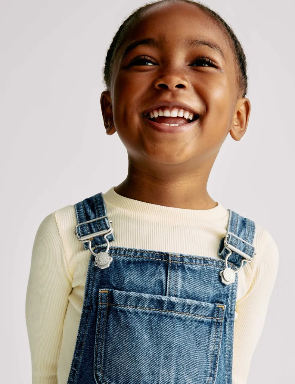 Pure Cotton Denim Dungarees (2-8 Yrs)