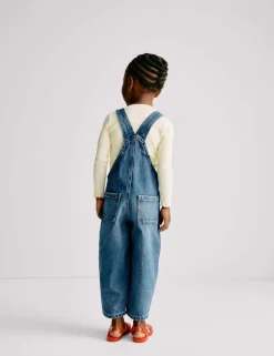 Pure Cotton Denim Dungarees (2-8 Yrs)