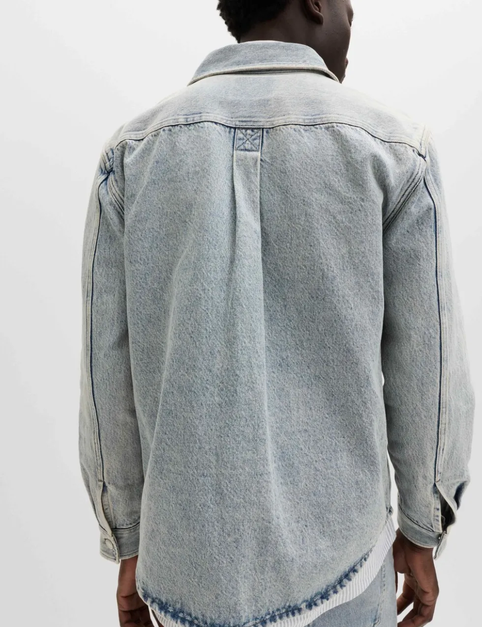 Pure Cotton Denim Overshirt