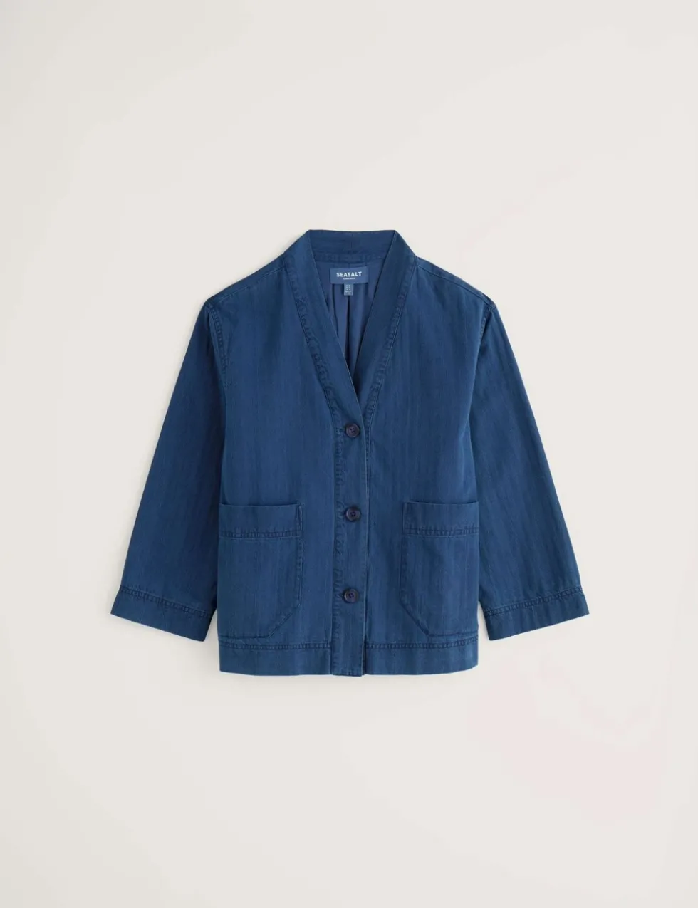 Pure Cotton Denim Relaxed Jacket