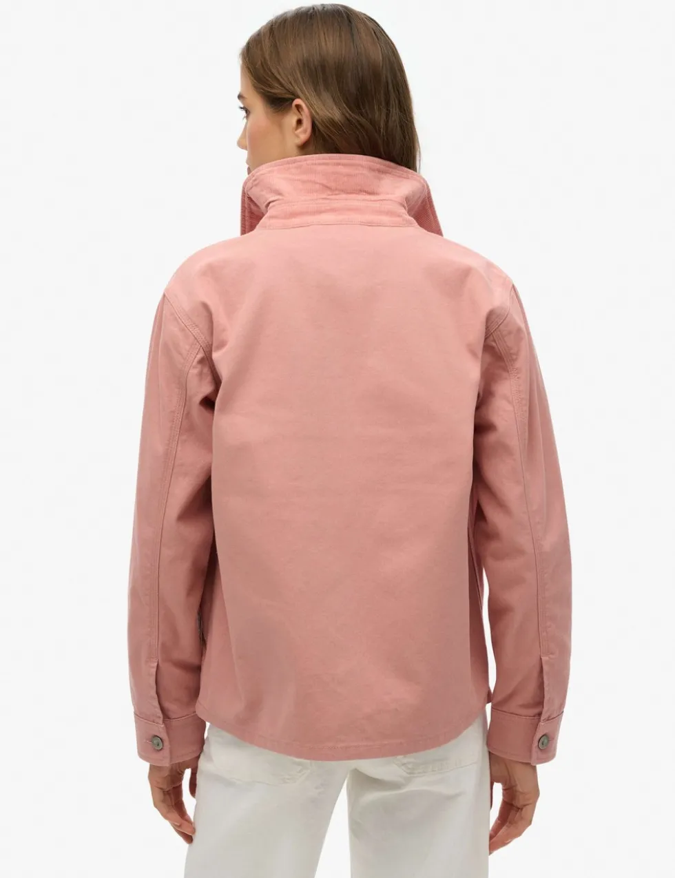 Pure Cotton Denim Relaxed Utility Jacket