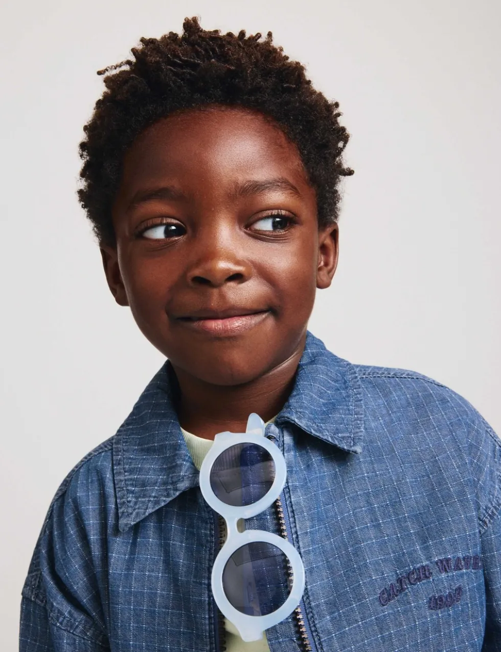 Pure Cotton Denim Ripstop Jacket (2-8 Yrs)