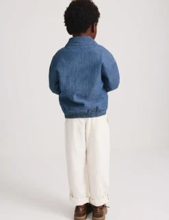 Pure Cotton Denim Ripstop Jacket (2-8 Yrs)