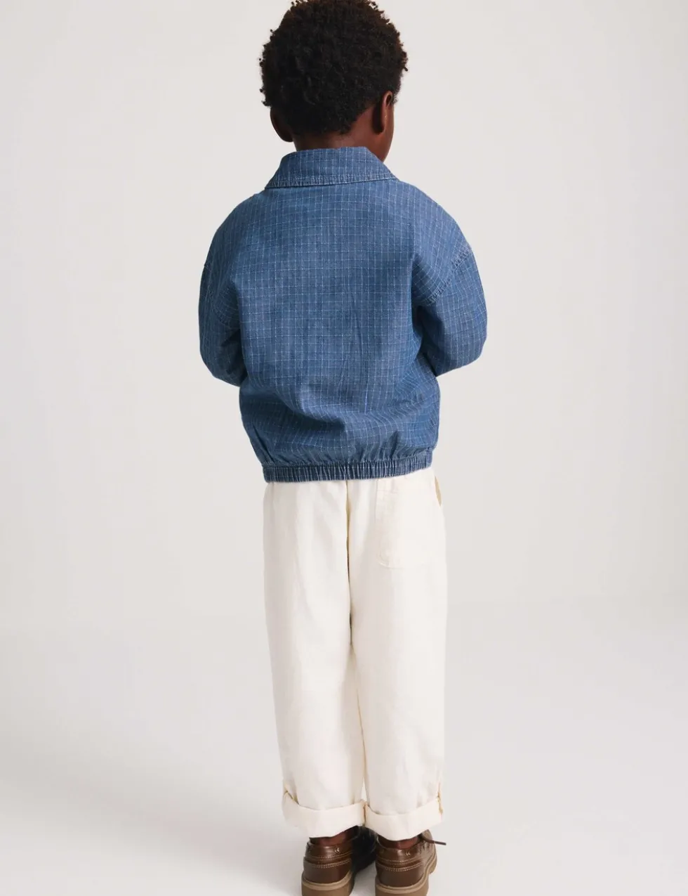 Pure Cotton Denim Ripstop Jacket (2-8 Yrs)