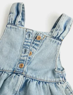 Pure Cotton Denim Romper (0-3 Yrs)