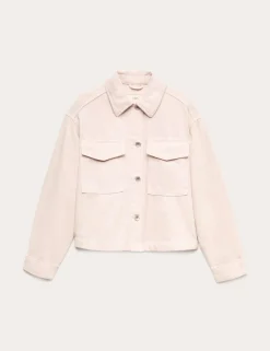 Pure Cotton Denim Shacket