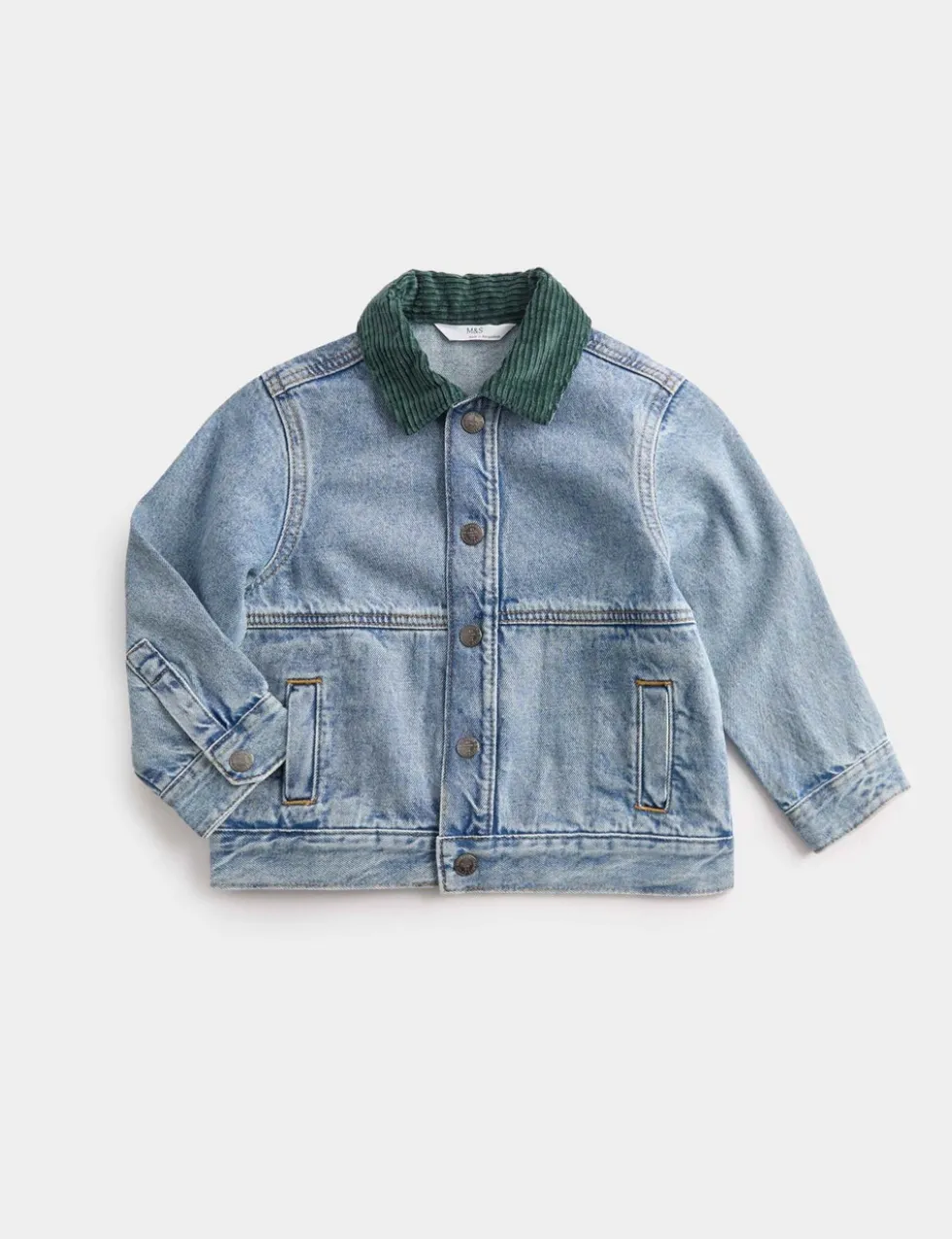 Pure Cotton Denim Shacket (2-8 Yrs)
