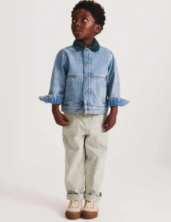 Pure Cotton Denim Shacket (2-8 Yrs)