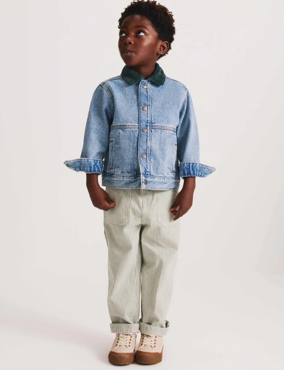 Pure Cotton Denim Shacket (2-8 Yrs)