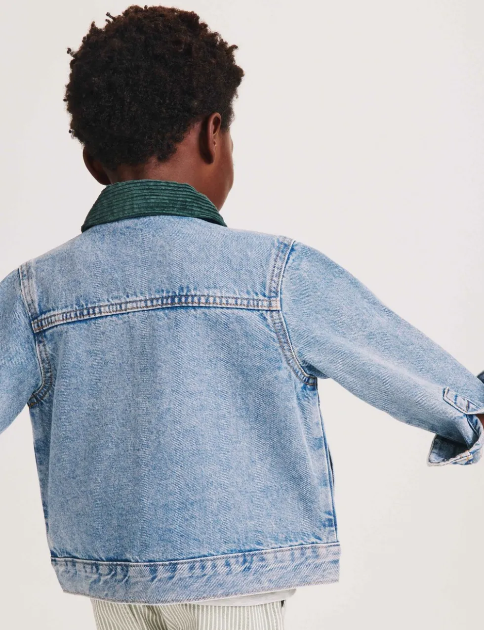 Pure Cotton Denim Shacket (2-8 Yrs)