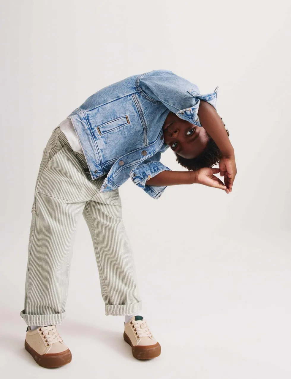 Pure Cotton Denim Shacket (2-8 Yrs)