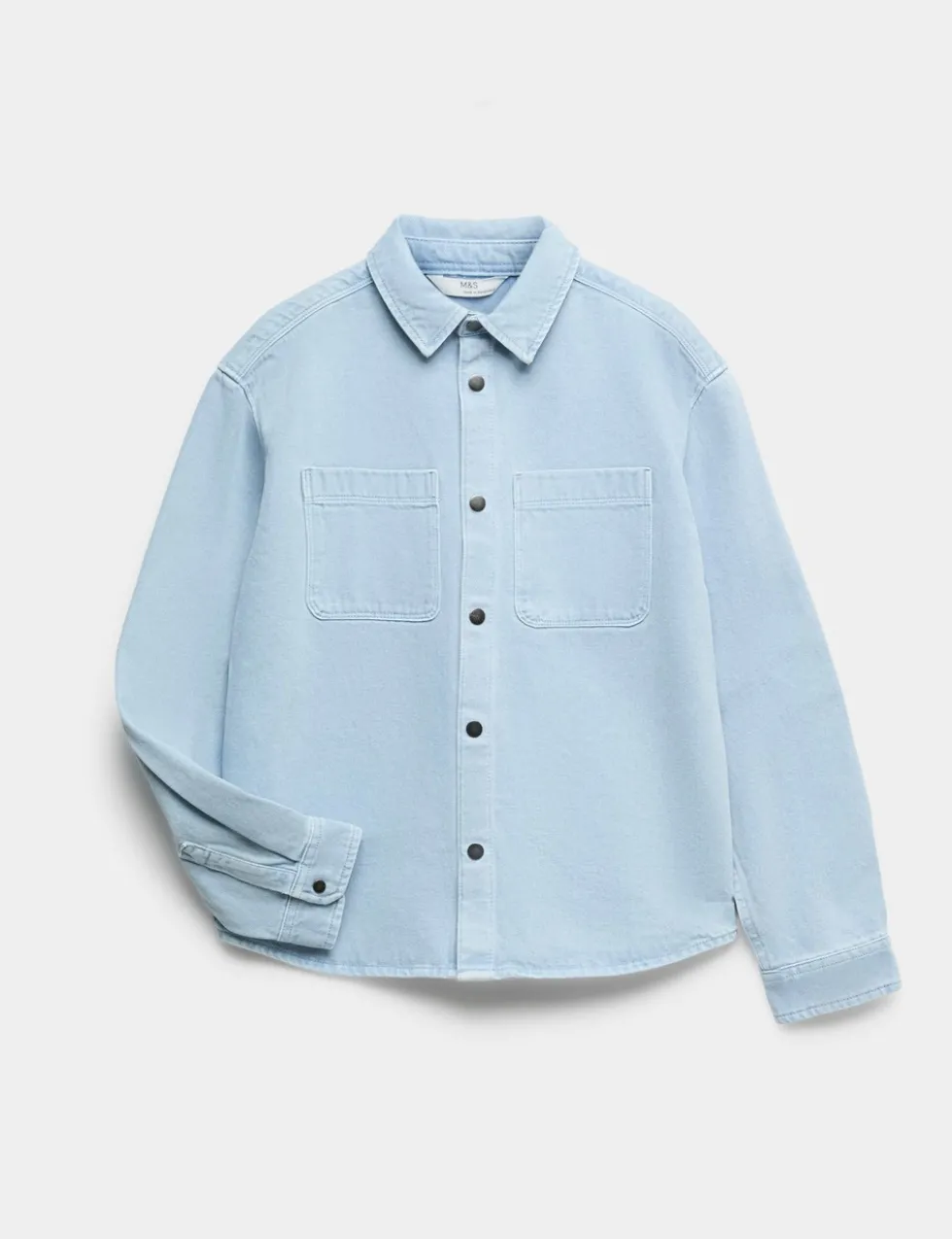 Pure Cotton Denim Shirt (6-16 Yrs)