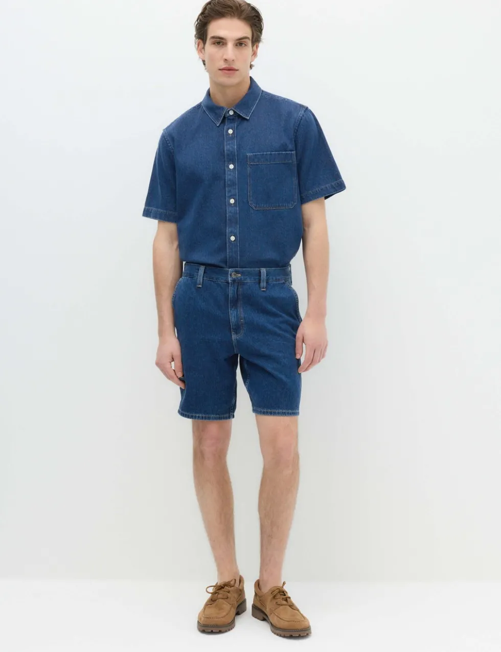 Pure Cotton Denim Shorts