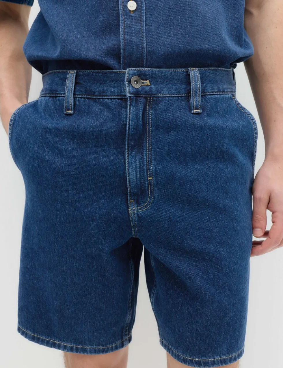 Pure Cotton Denim Shorts