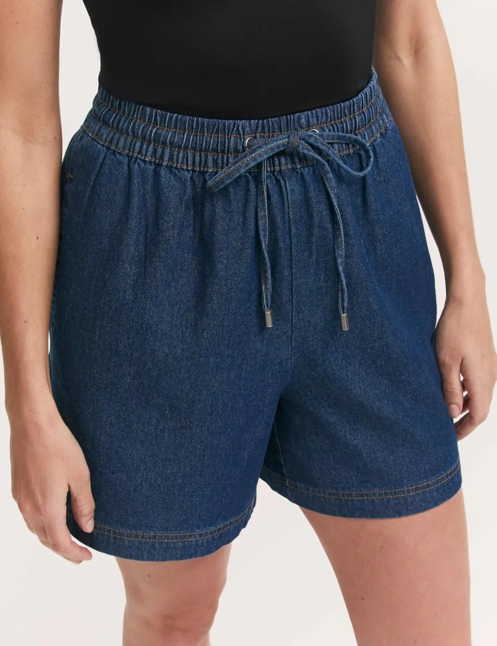 Pure Cotton Denim Shorts