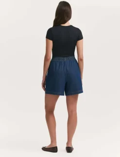 Pure Cotton Denim Shorts