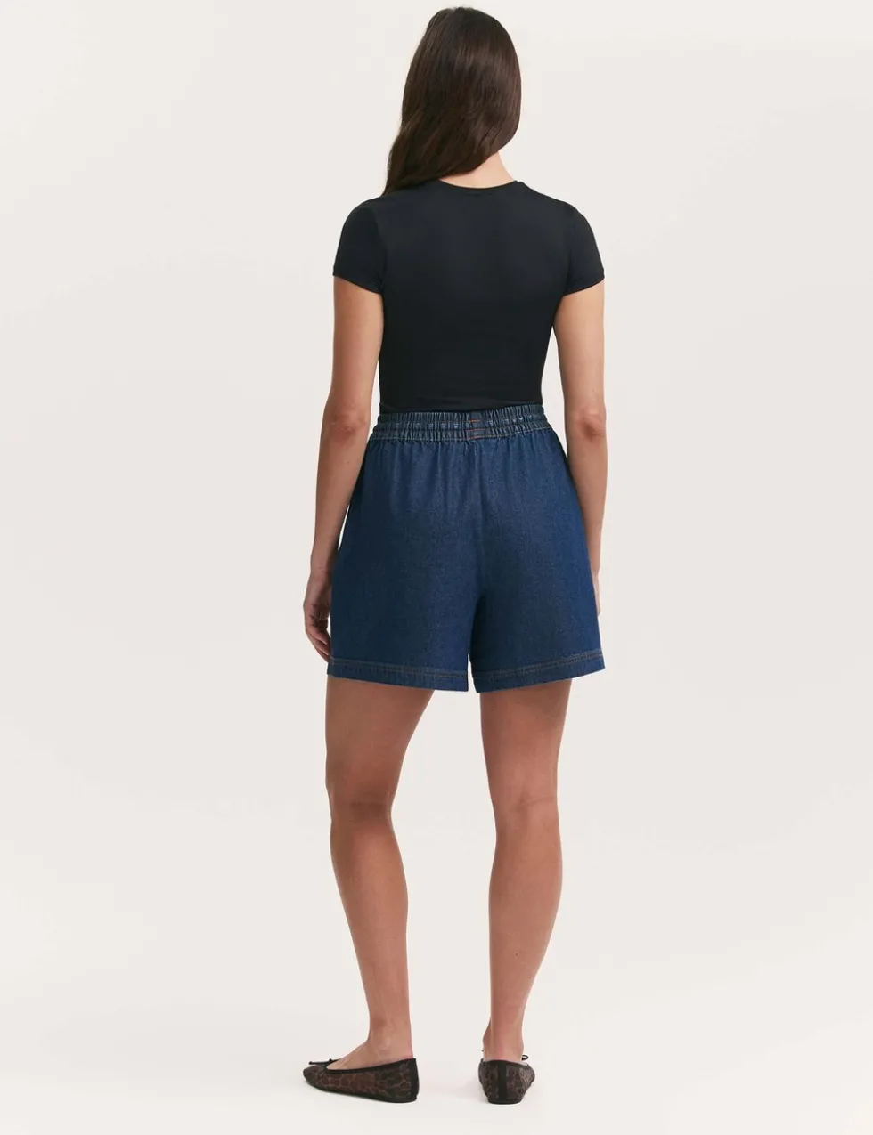 Pure Cotton Denim Shorts