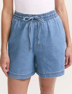 Pure Cotton Denim Shorts
