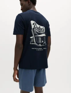 Pure Cotton Diner Graphic Pyjama Set