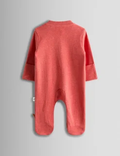 Pure Cotton Dino Applique Zip Sleepsuit (7lbs-18 Mths)