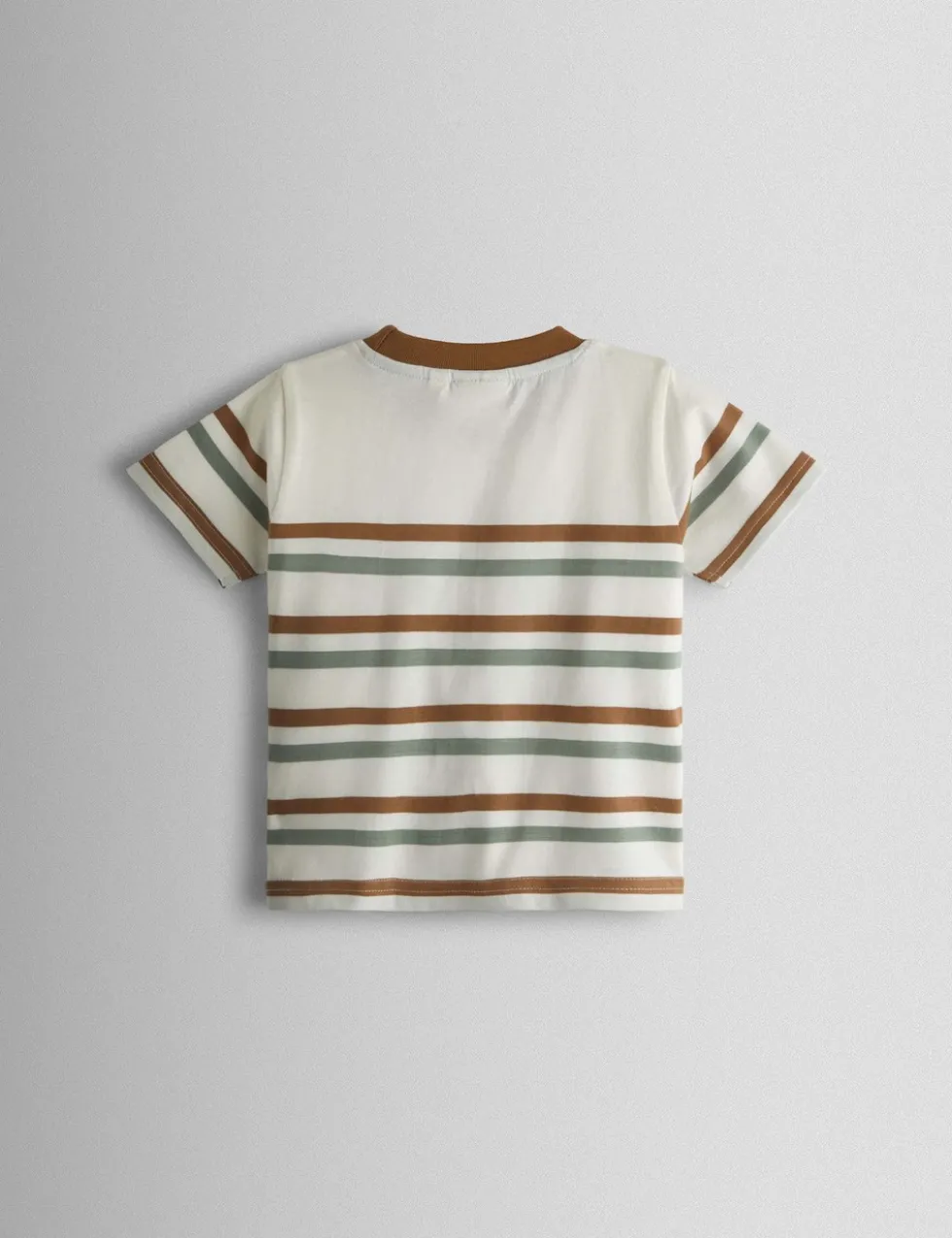 Pure Cotton Dino Truck Appliqué T-Shirt (6 Mths - 6 Yrs)