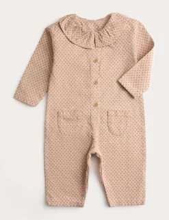 Pure Cotton Ditsy Floral All in One (0-3 Yrs)