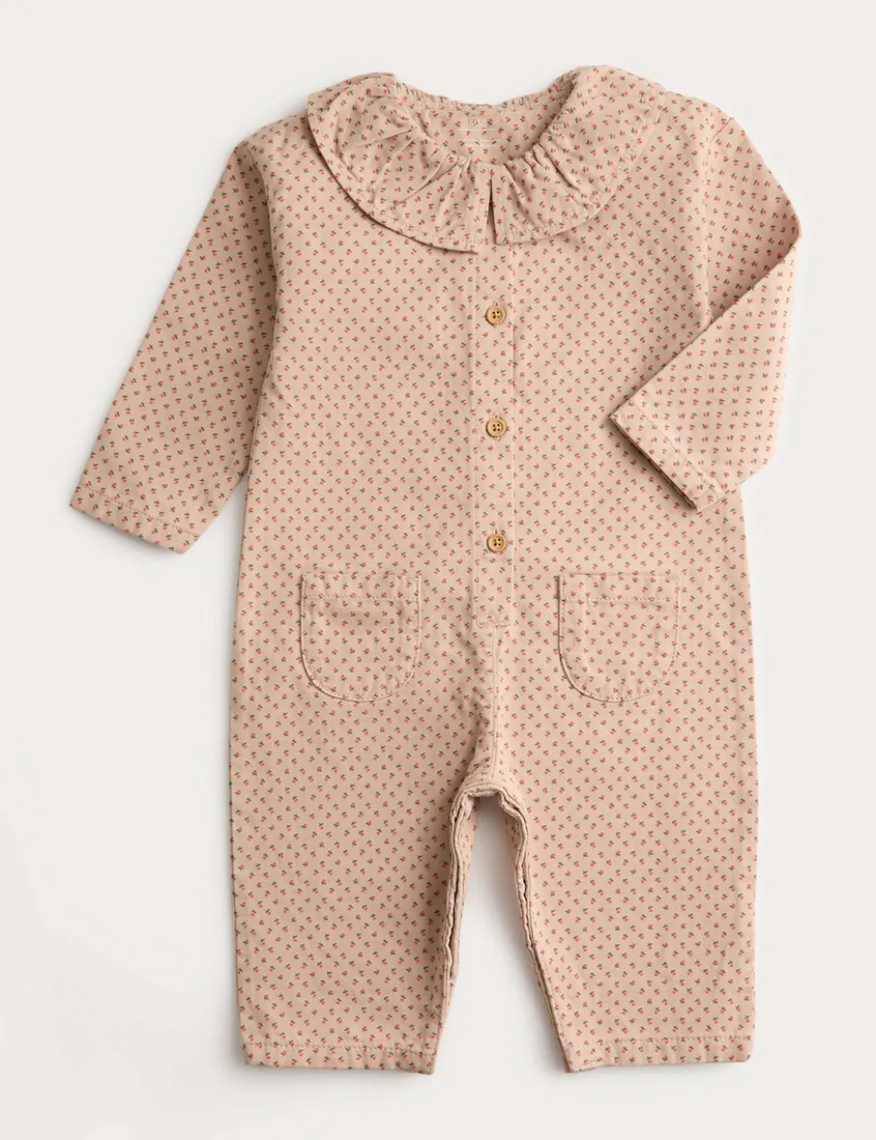 Pure Cotton Ditsy Floral All in One (0-3 Yrs)
