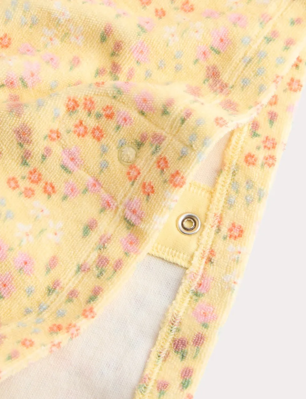 Pure Cotton Ditsy Floral Towel Poncho (0-3 Yrs)