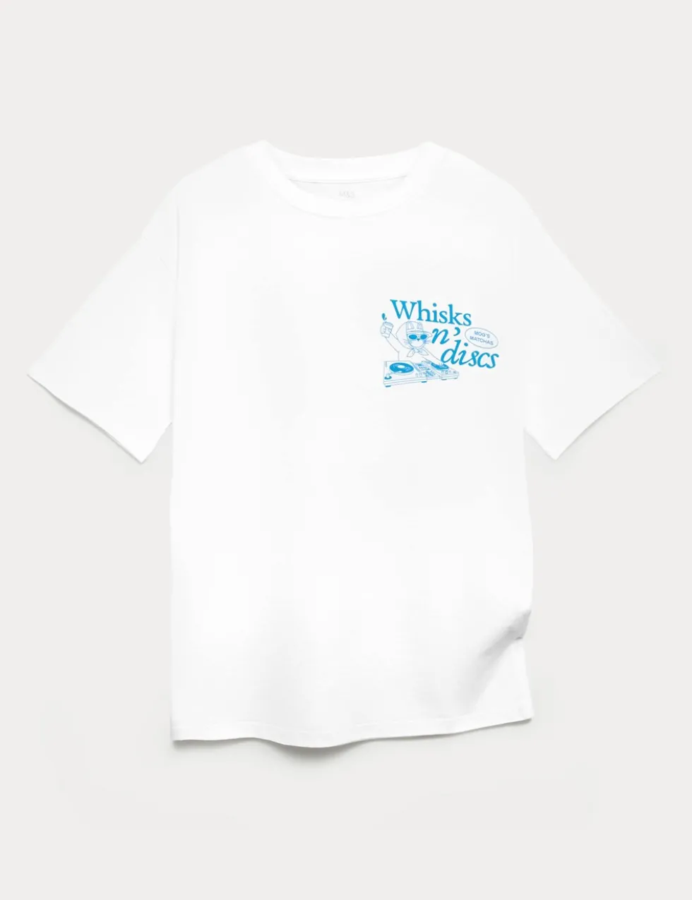 Pure Cotton DJ Cat Graphic T-Shirt (6-16 Yrs)