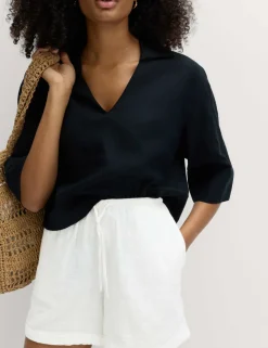 Pure Cotton Double Cloth Shorts