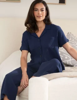 Pure Cotton Double Cloth Pyjama Set