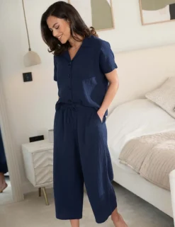 Pure Cotton Double Cloth Pyjama Set