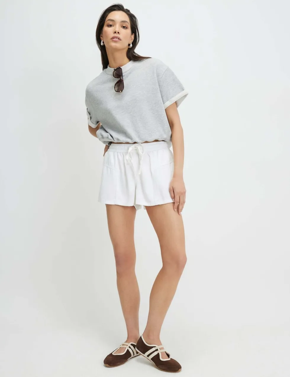 Pure Cotton Drawstring Shorts