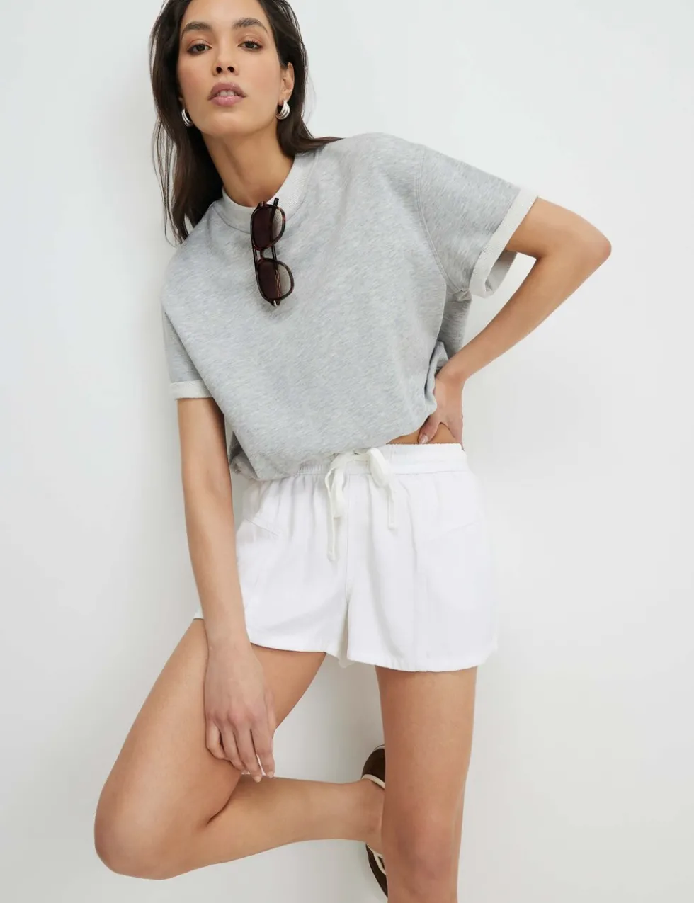 Pure Cotton Drawstring Shorts