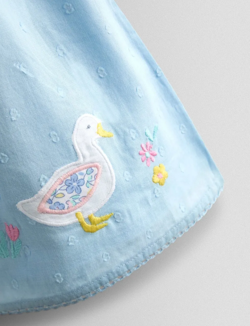Pure Cotton Duck Dress (0-24 Mths)