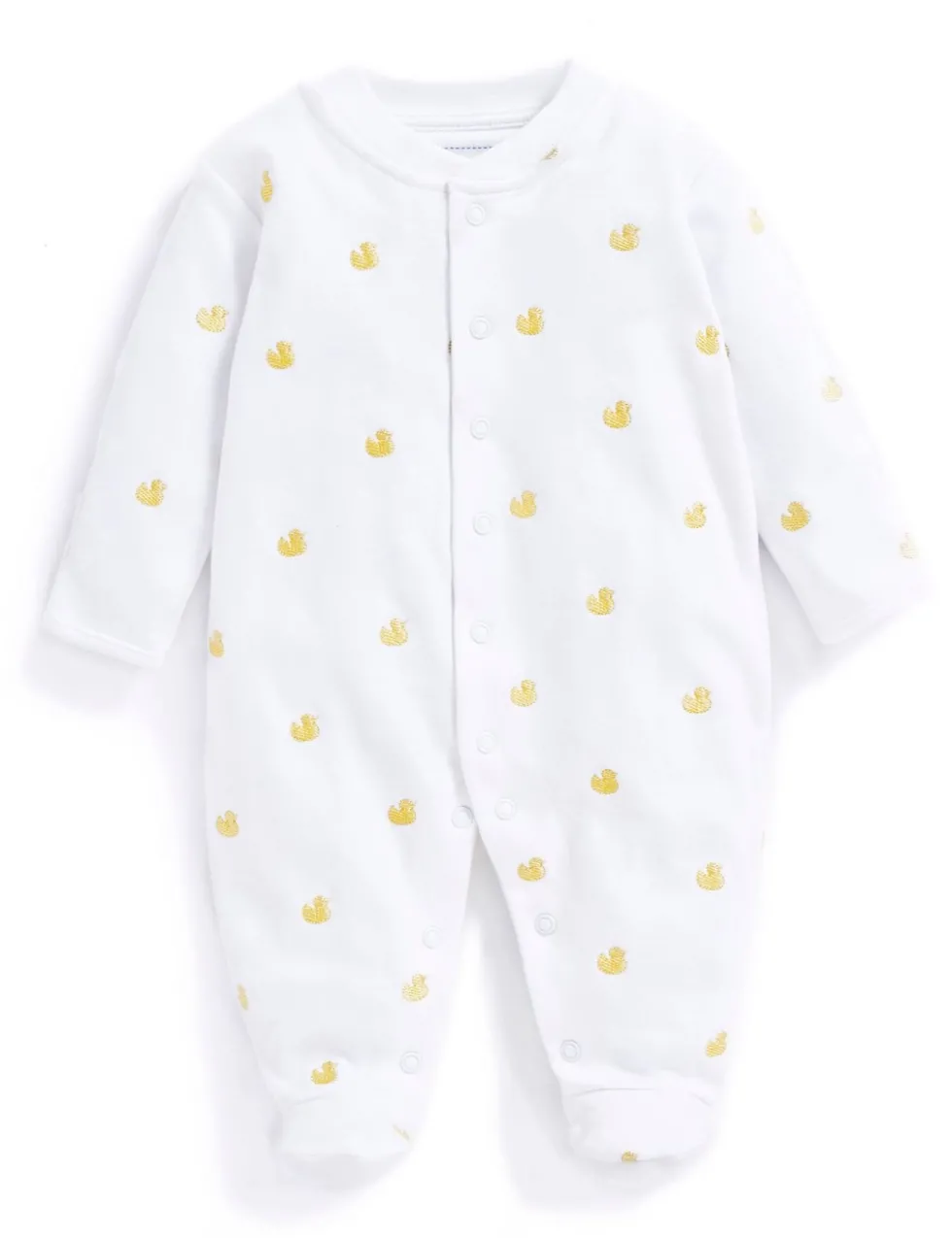 Pure Cotton Duck Sleepsuit (0-12 Mths)