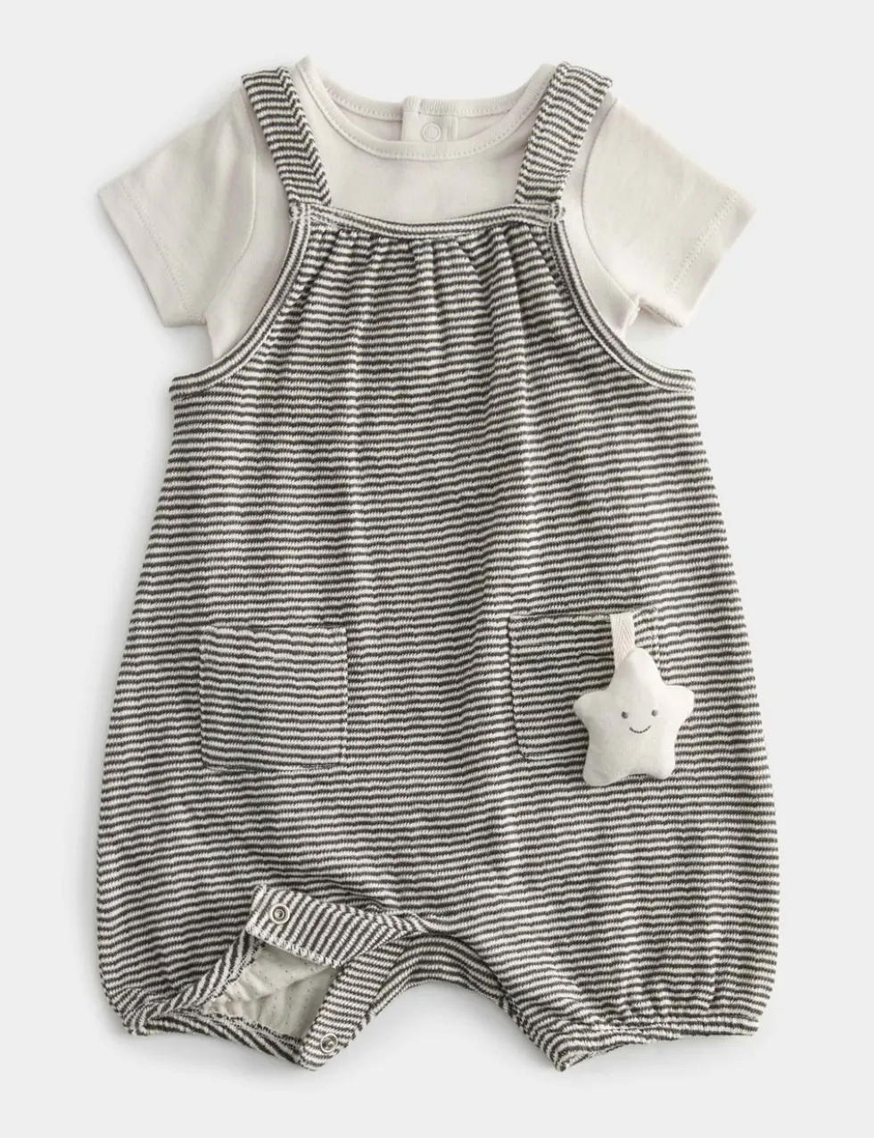 Pure Cotton Dungaree Outfit (7lbs-1 Yrs)