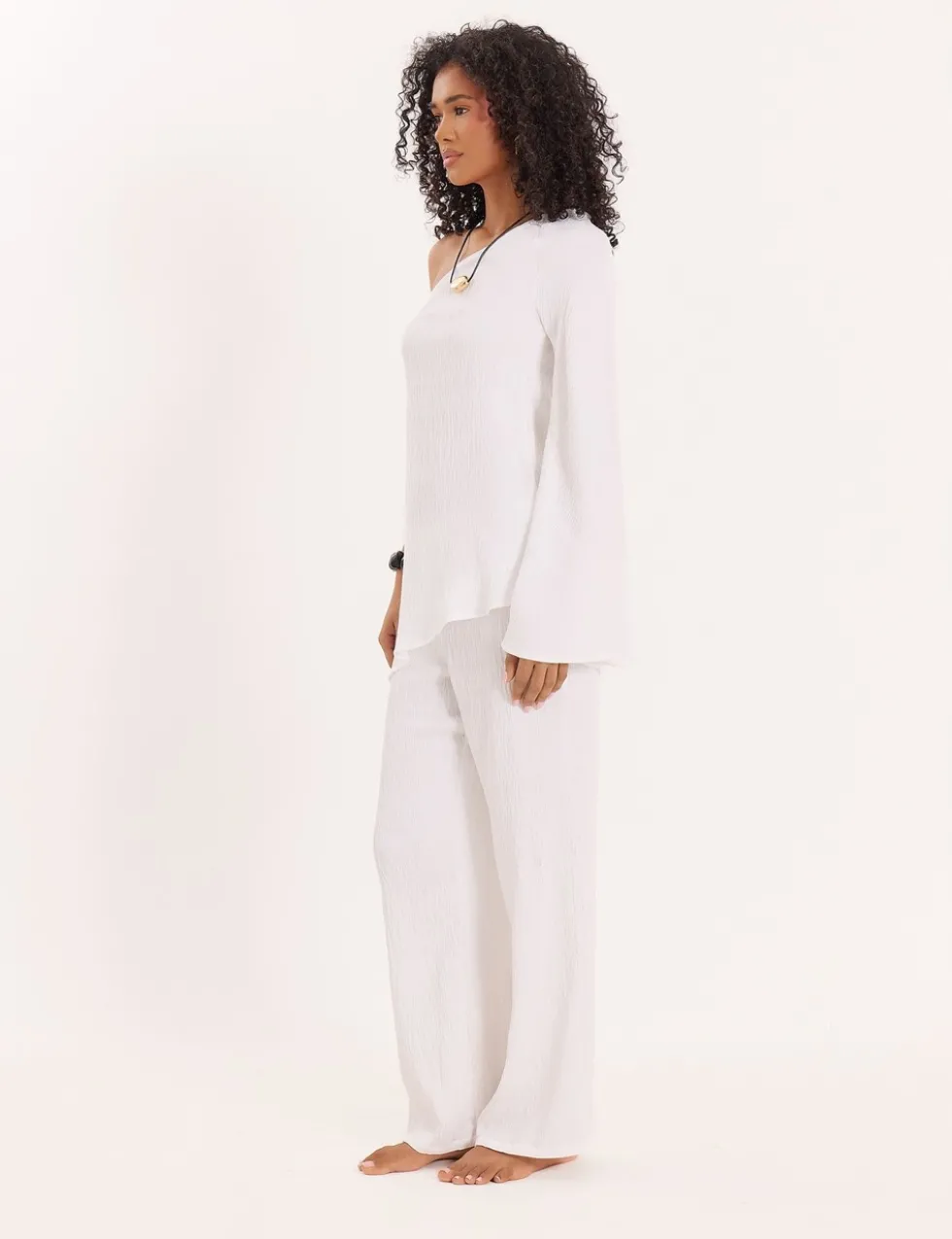 Pure Cotton Elasticated Waist Trousers