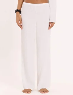 Pure Cotton Elasticated Waist Trousers