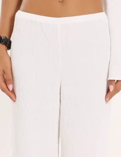 Pure Cotton Elasticated Waist Trousers