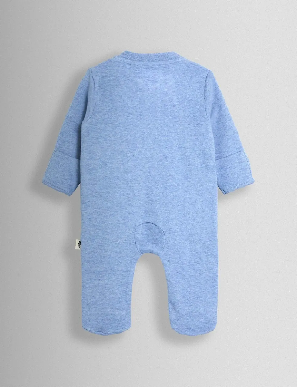 Pure Cotton Elephant Applique Zip Sleepsuit (7lbs-18 Mths)