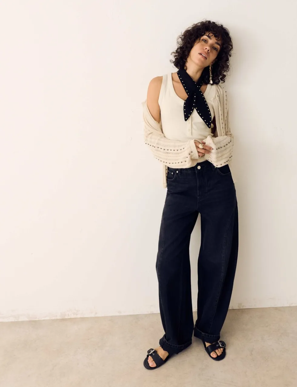 Pure Cotton Embellished Cardigan