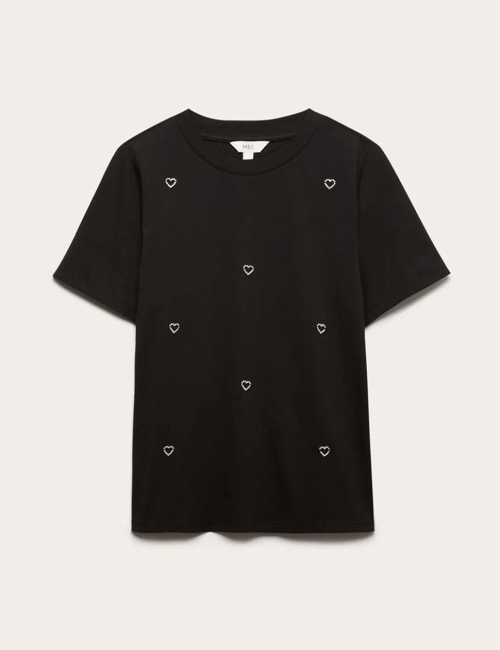 Pure Cotton Embellished T-Shirt