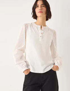 Pure Cotton Embroidered Blouse