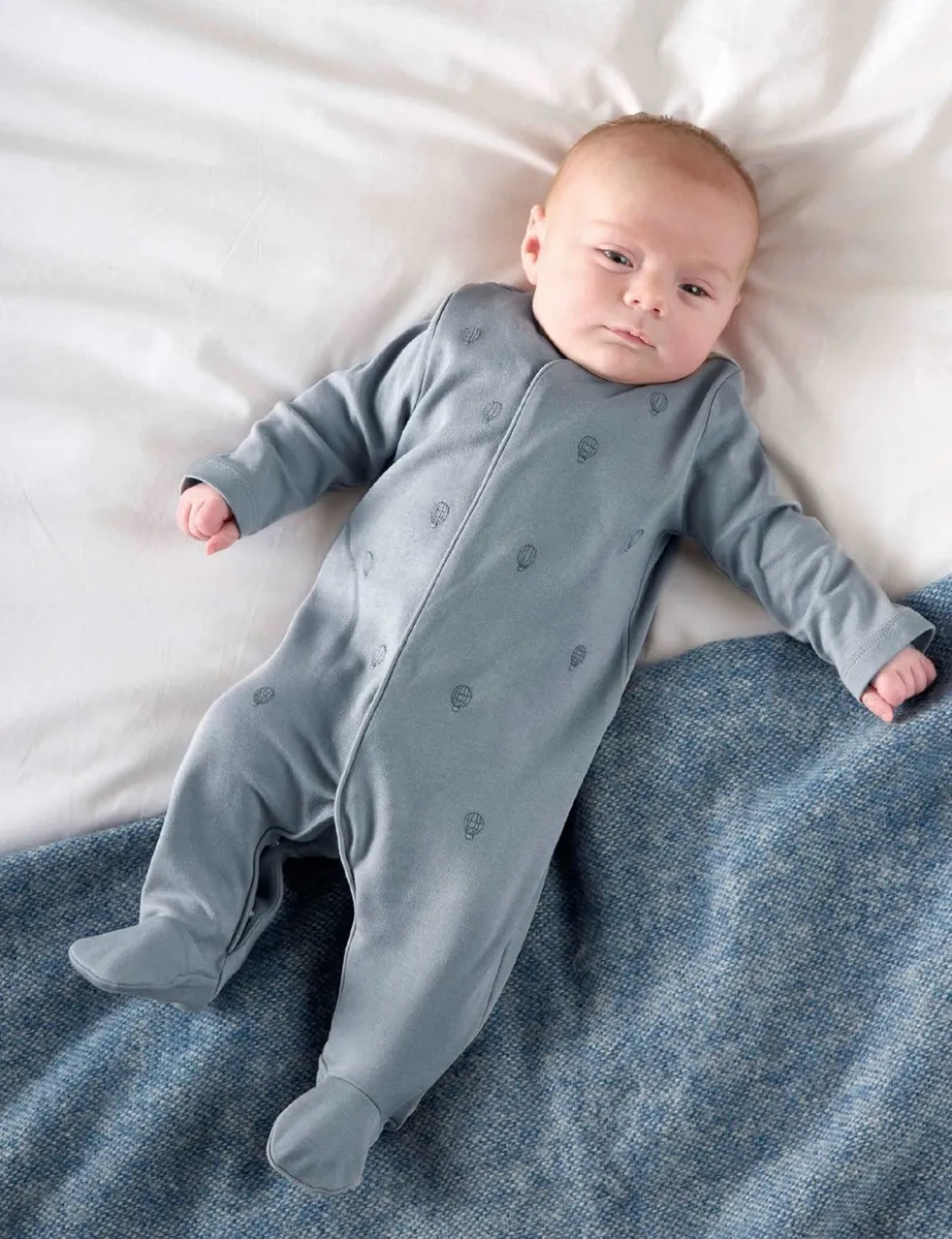 Pure Cotton Embroidered Balloon All in One (0-12 Mths)